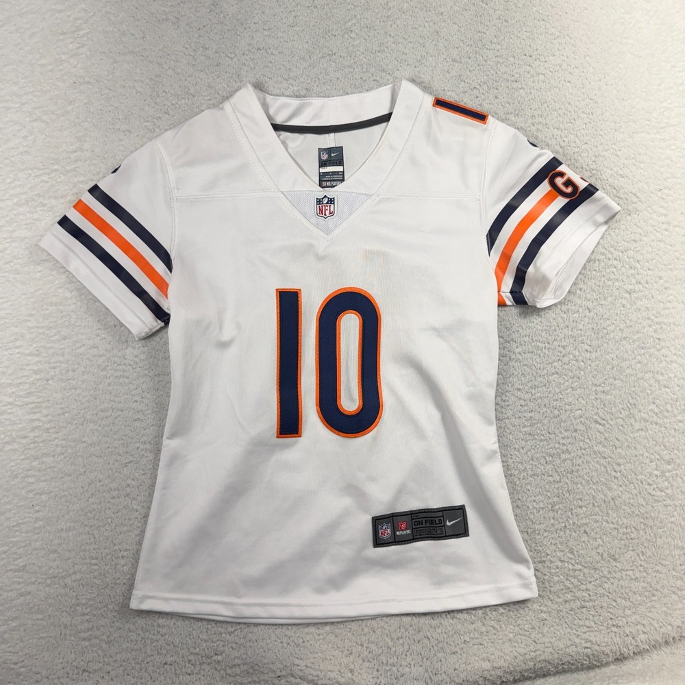 Mitchell Trubisky Chicago Bears Nike On Field Womens Jersey #10 Small White